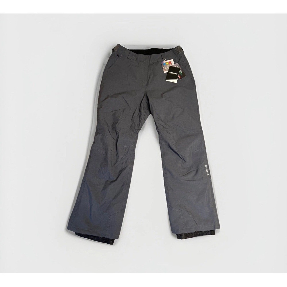 Karbon Prism Insulated Womens Ski Pants Sz 16 Gray Snowboarding